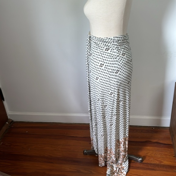 Free People Black and White Maxi Skirt - Picture 3 of 7